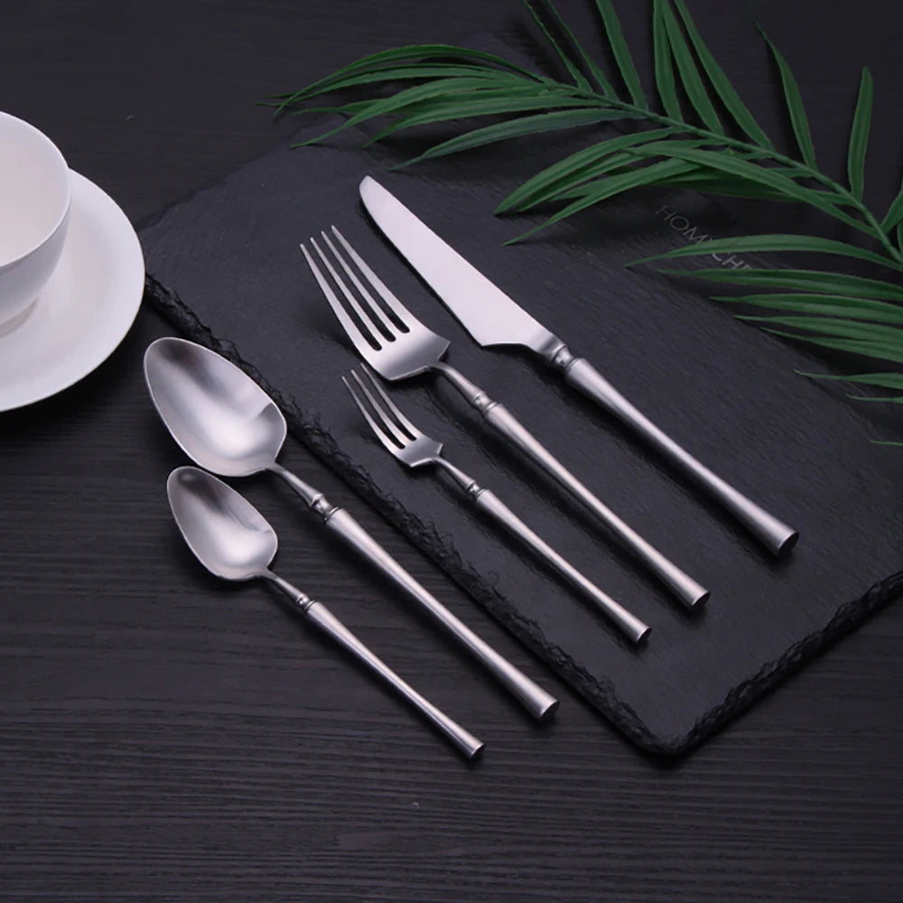 Pcs Gold Tableware Dinnerware Stainless Steel Cutlery Set