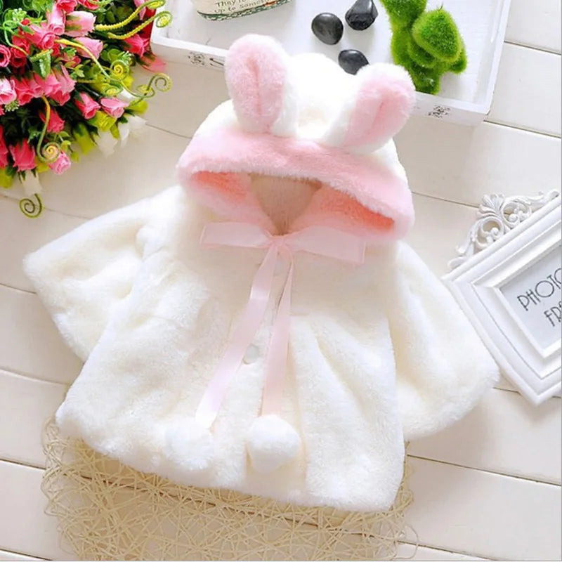 Baby girl clothes winter coat thick warm wool in USA