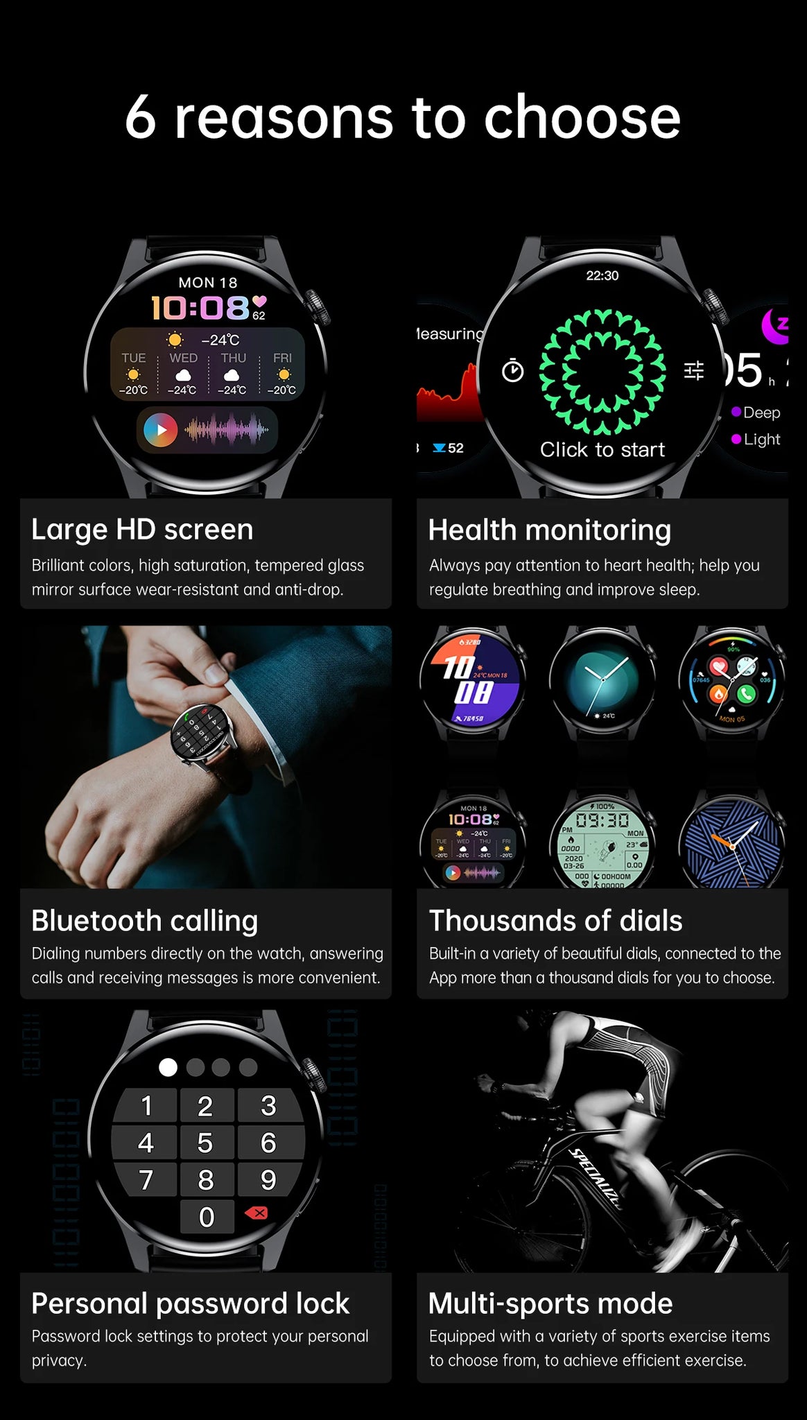 Smart Watch Men Smartwatch Smart Watches Women IN USA.