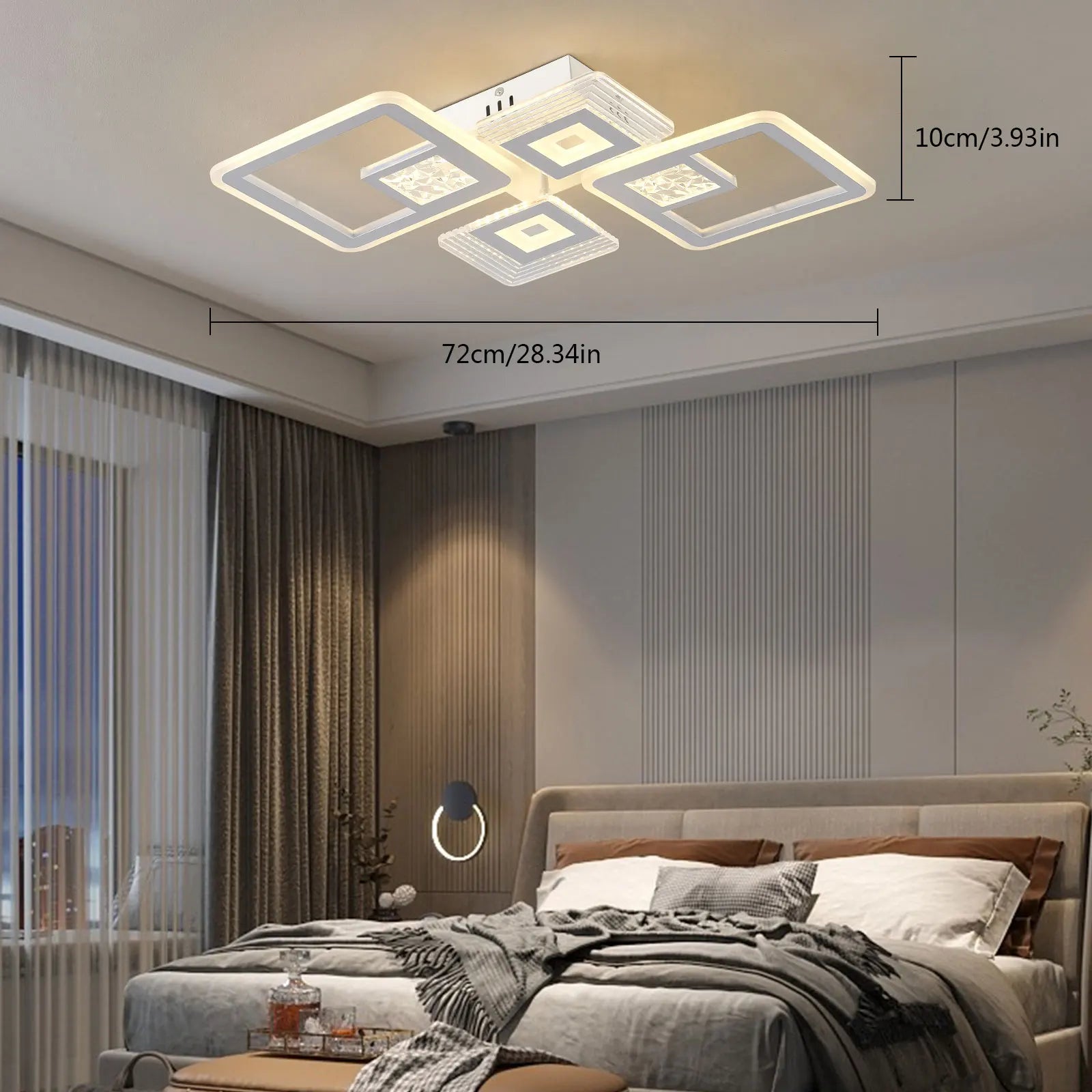 Modern Embedded LED Acrylic Ceiling Light IN USA.