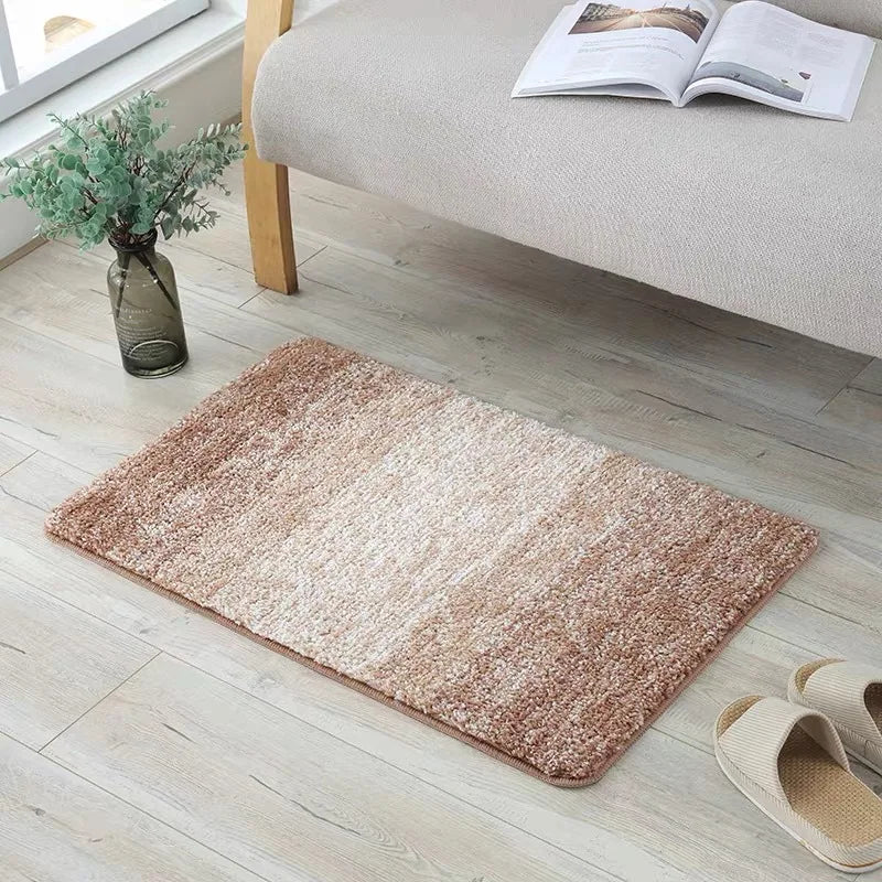 Bathroom Rugs Mat Simple Home Flocking Carpet Extra Soft in USA.