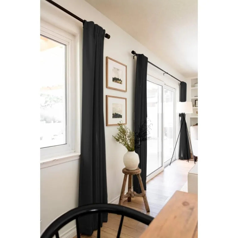 Blackout Shield Linen Blackout Curtains Bedroom in USA