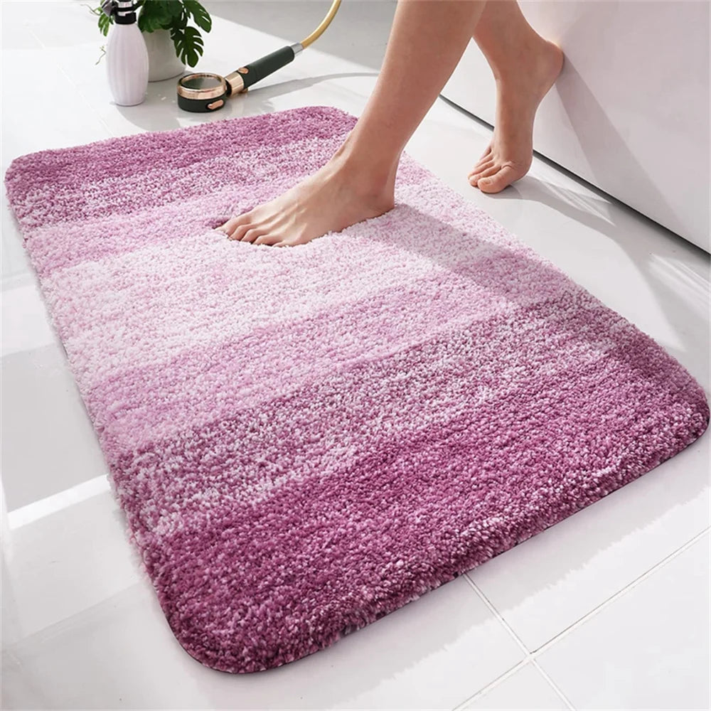 Olanly Soft Bathroom Plush Rug Absorbent Quick Dry Bath Mat