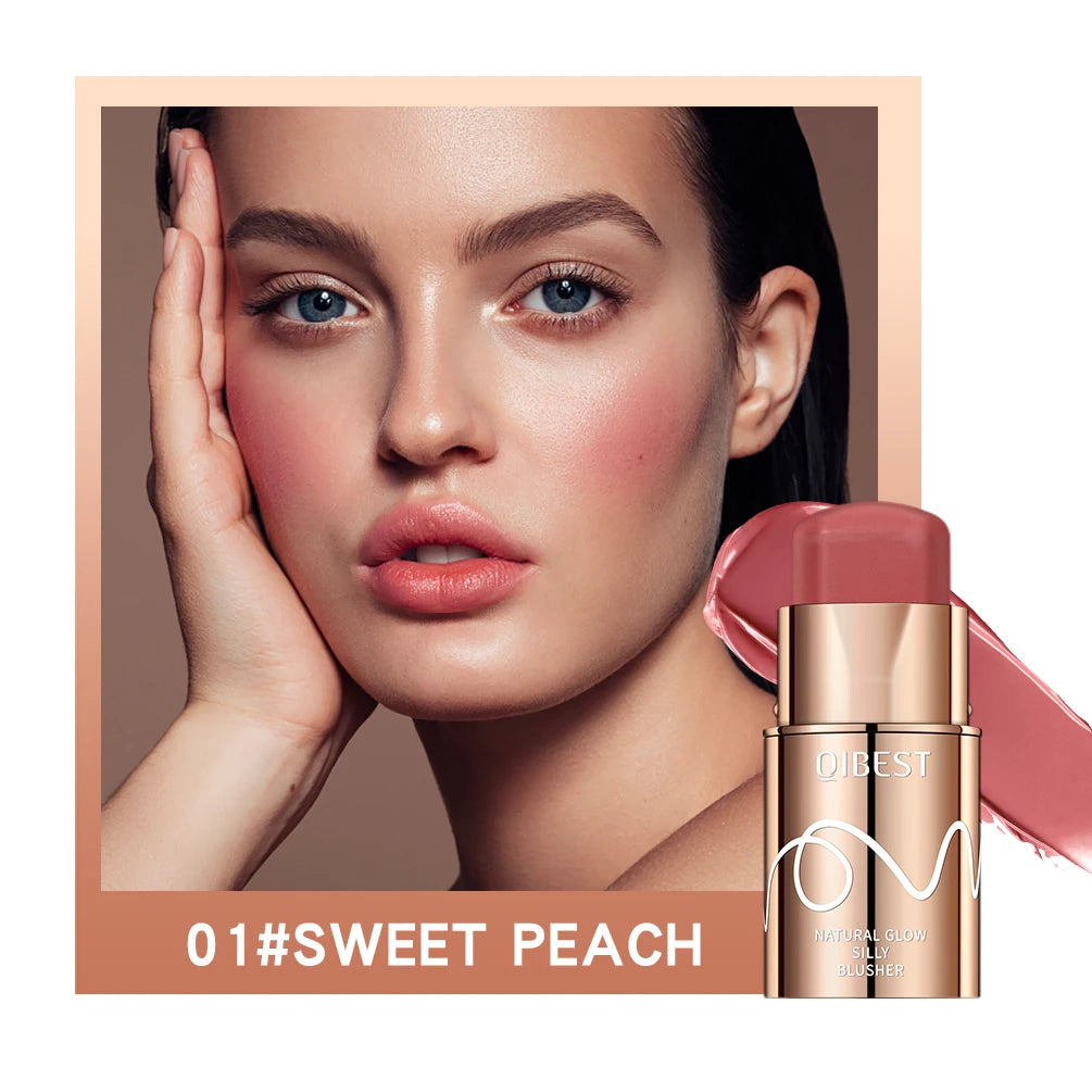 QIBEST Lipstick Blush Stick Eyes Cheek Lip Tint Buildable in USA