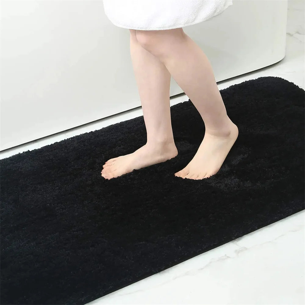 Olanly Soft Bathroom Plush Rug Absorbent Quick Dry Bath Mat