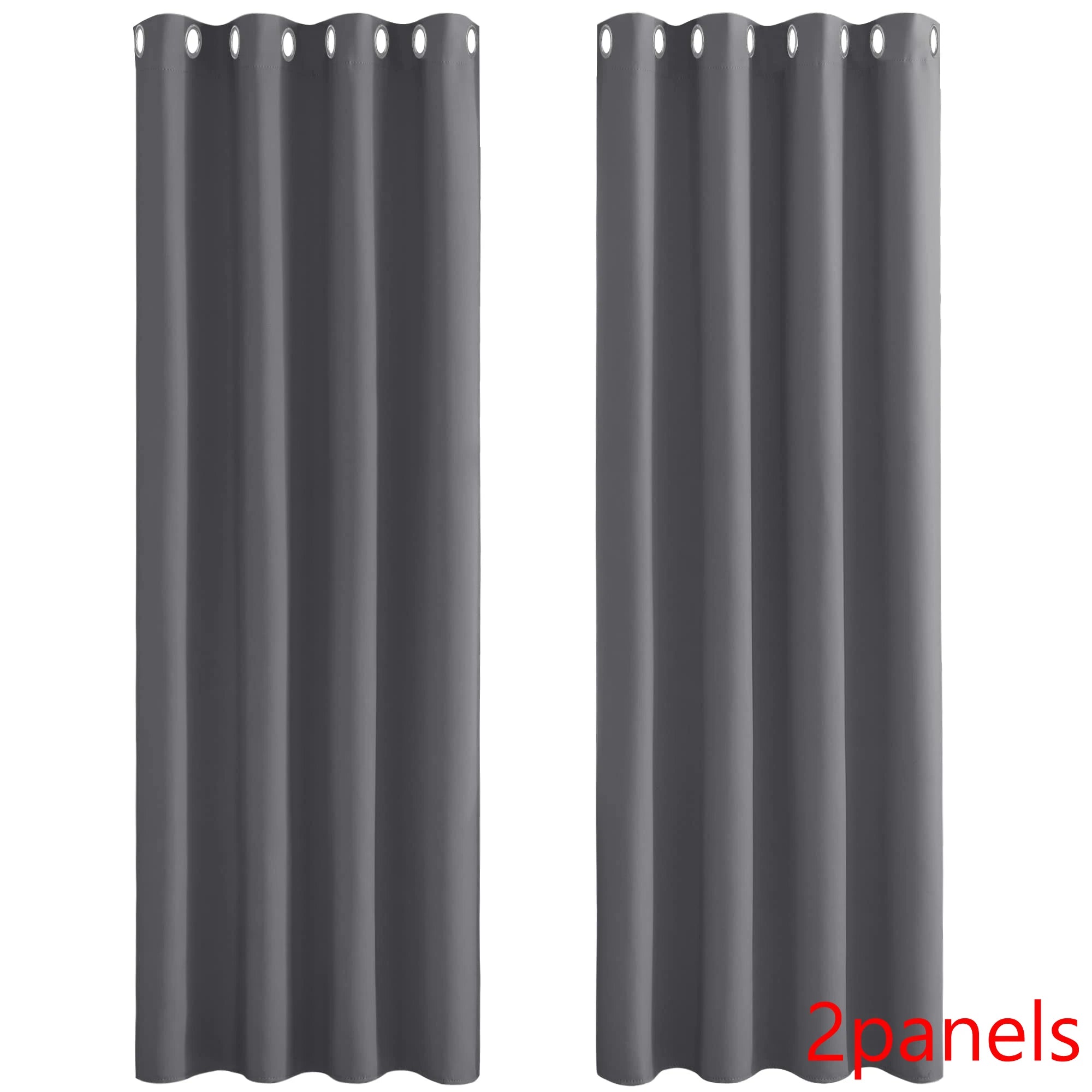 Grommet Solid Blackout Curtains Bedroom in USA