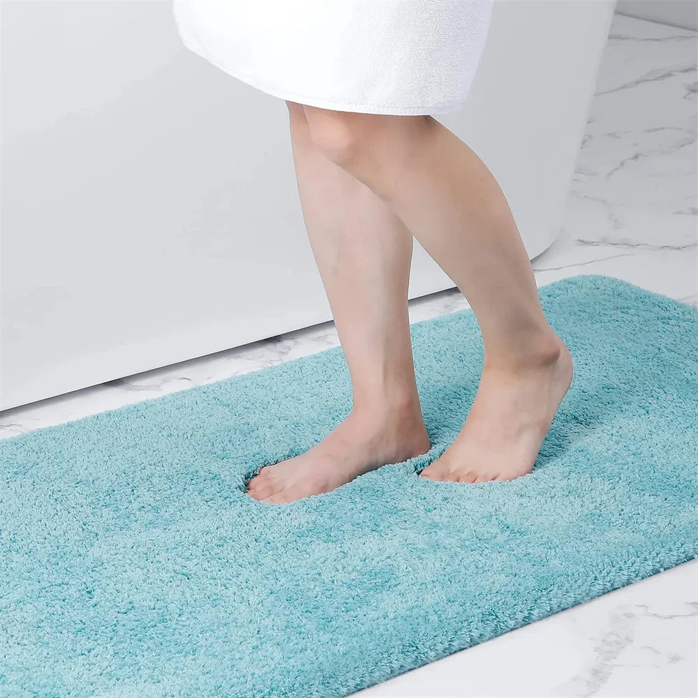 Olanly Soft Bathroom Plush Rug Absorbent Quick Dry Bath Mat