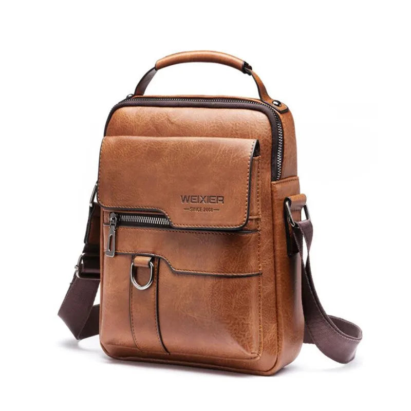 Men's Durable Shoulder Bag High Quality Leather in USA