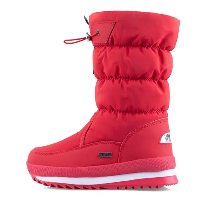 Women Snow Boots Platform Winter Boots Thick Plush Waterproof in USA