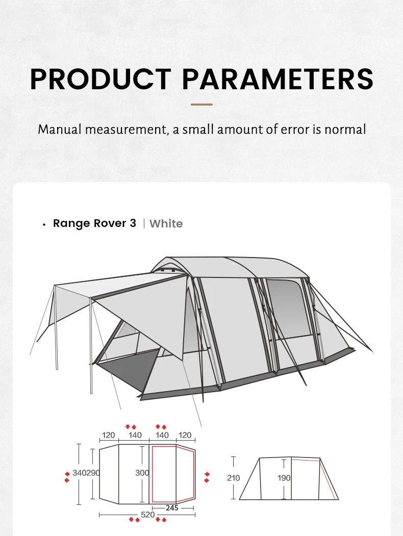 Tunnel Tent Living Shell Tent Large Blow Tent Invite Space in USA