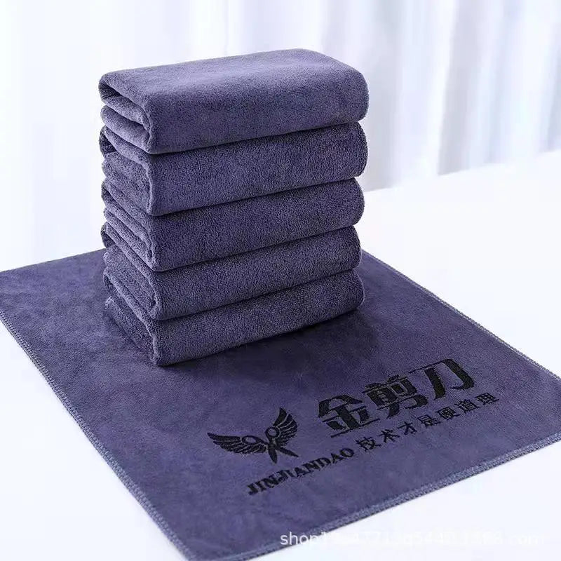 Custom LOGO Towel Free Laser Embossing Lettering Microfiber