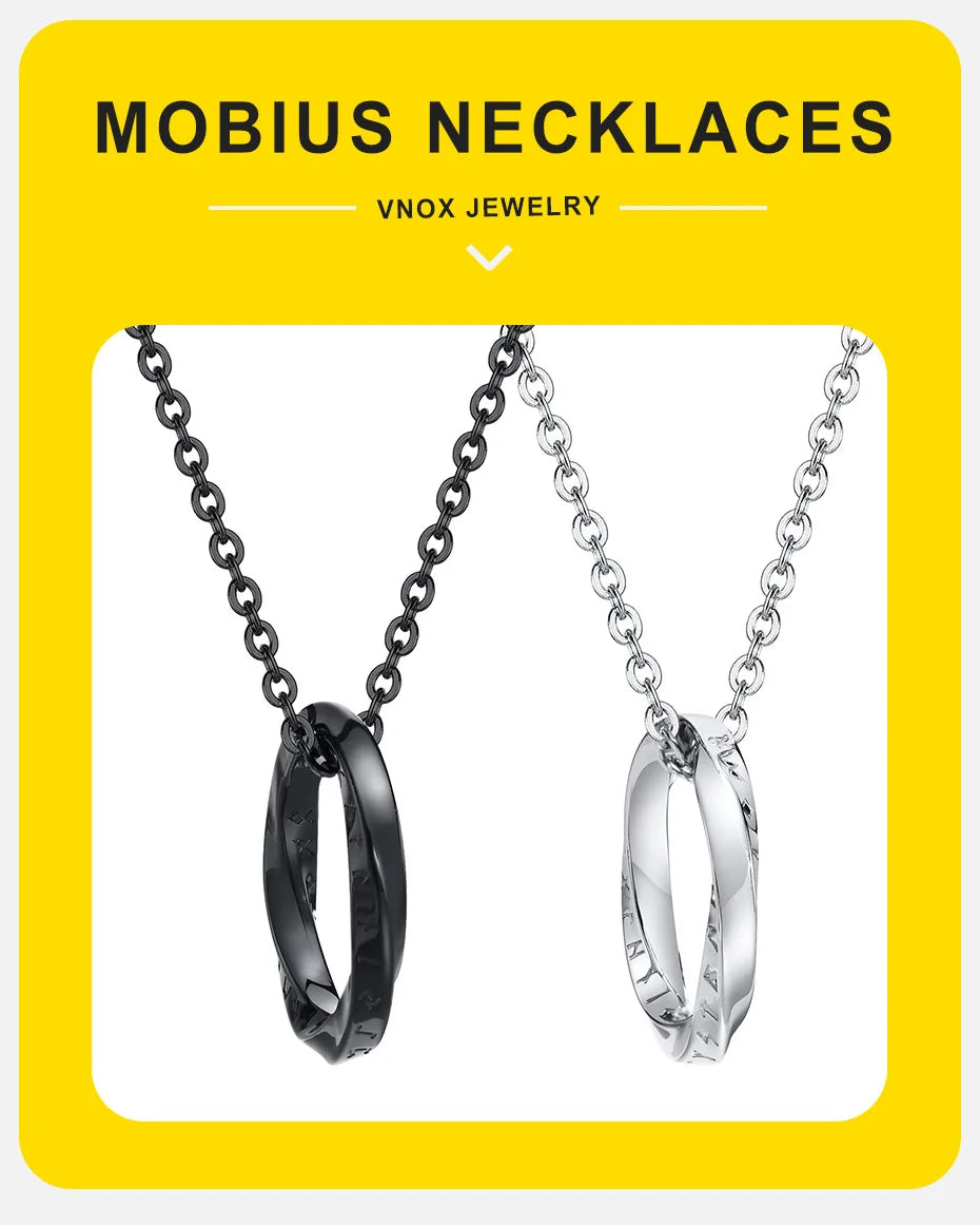 Vnox New Trendy Norse Viking Necklaces in USA