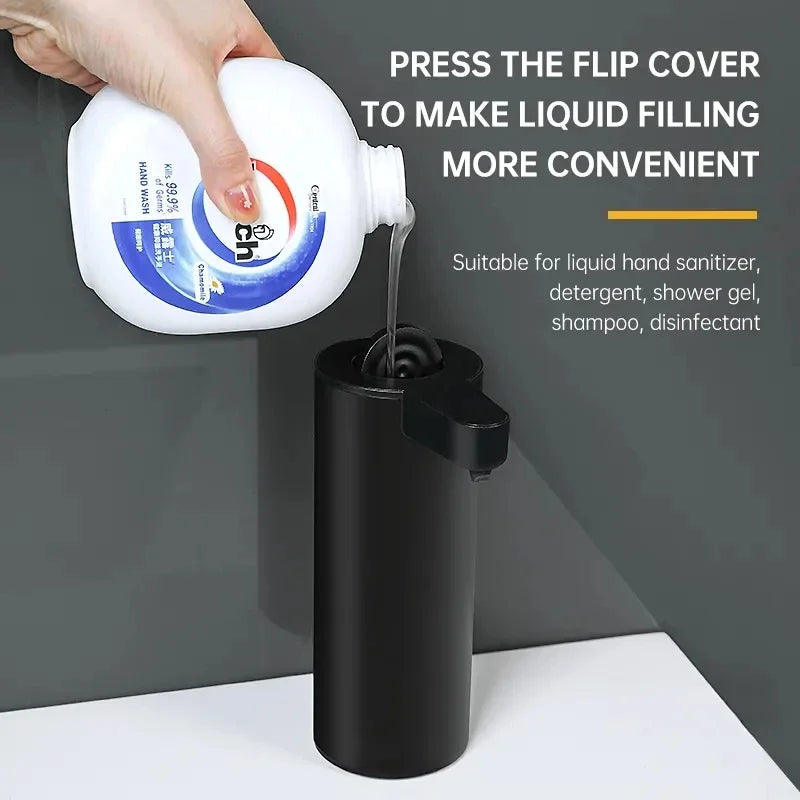 Automatic Sensor Soap Dispenser Black Bathroom Accessories