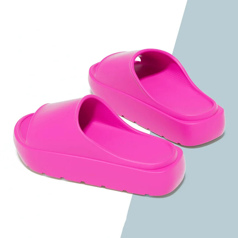 Summer Beach Thick Sole EVA Slippers Women Thick Platform in USA