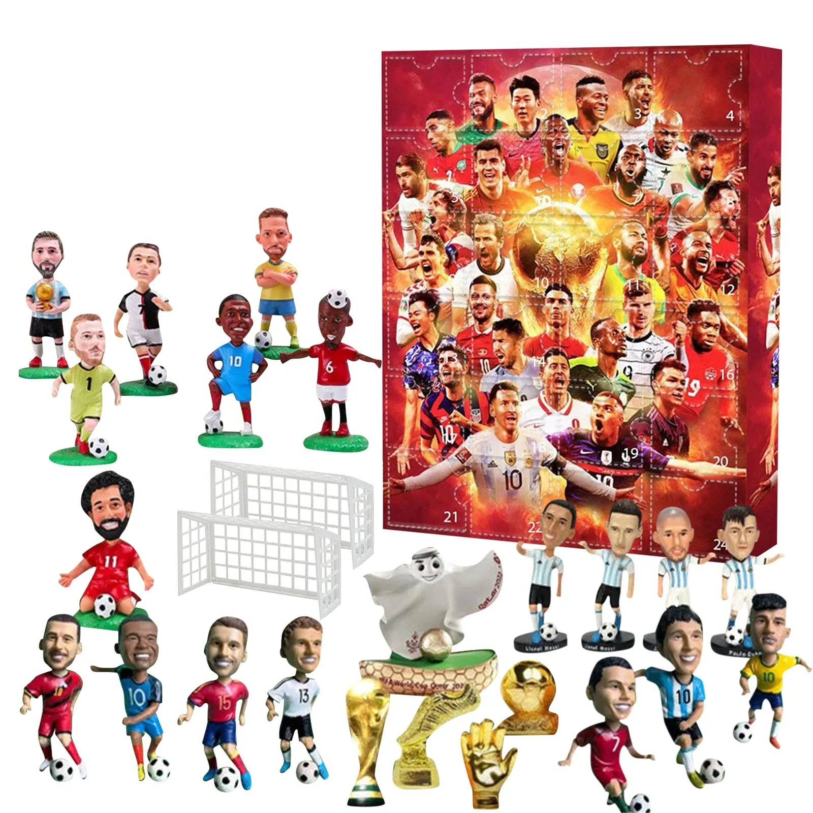 2024 Countdown Advent Calendar Soccer Kit 24 Days Building Advent Cale