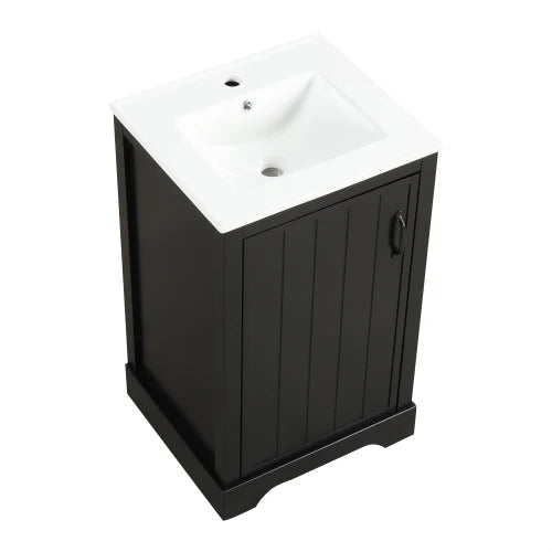 FENGSHUO Simplicity Black Bathroom Vanity With Sink Bathroom in USA.