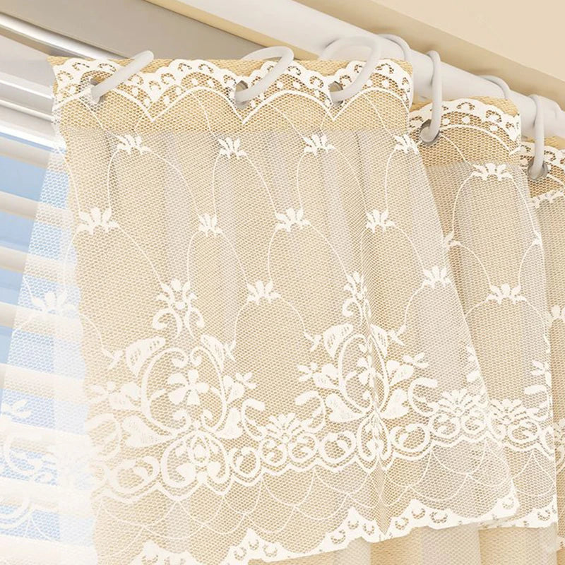 Ins Lace Curtains Window Hanging Curtains Living Room Bedroom in USA.