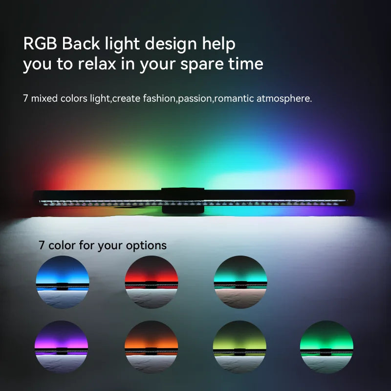 Curved Monitor Light Bar Rgb Computer Screen Lamp Dimmable Backlight H