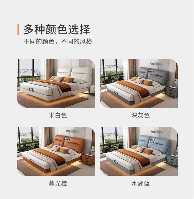 Modern Bed Frame Elegant Multifunctional Bed Comferter