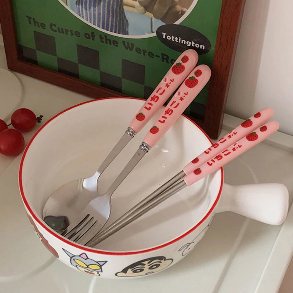 Portable Chopstick Fork Spoon With Storage Box in USA.