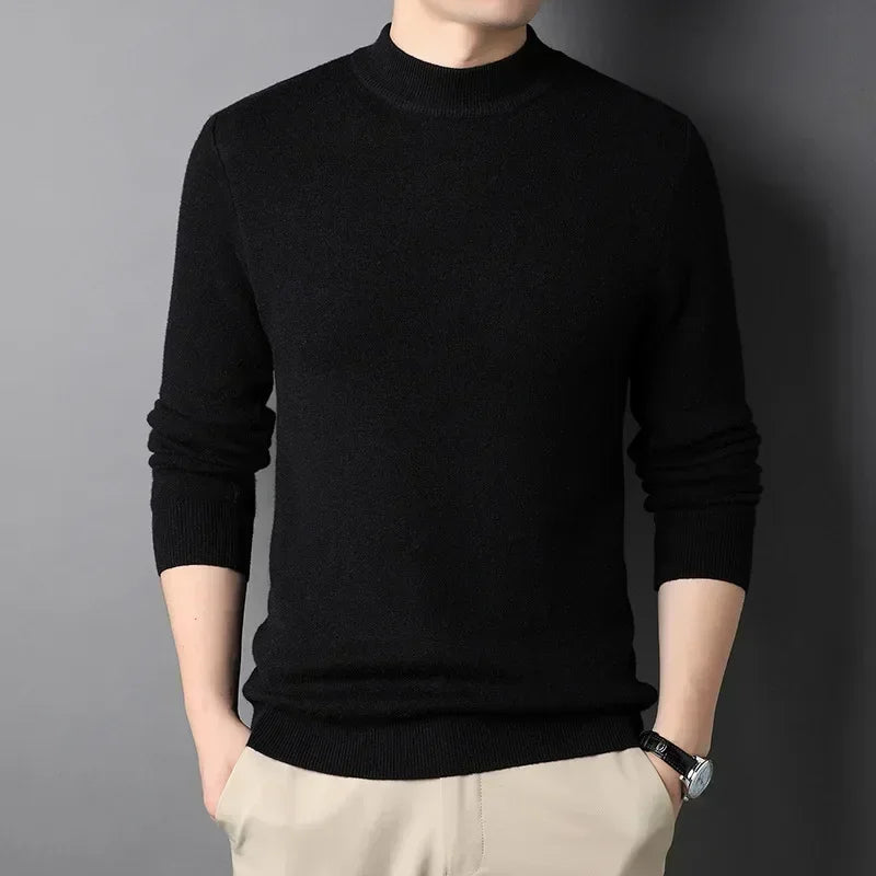 Brand New Men's Cashmere Sweater Half Turtleneck Men IN USA.