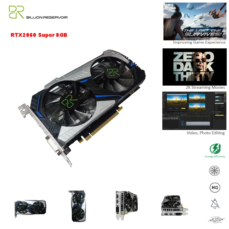 2024 USED RTX 2060 Super 8GB Graphics Card in USA.