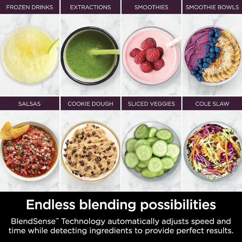 Power Blender Processor Pro, BlendSense Technology, IN USA.