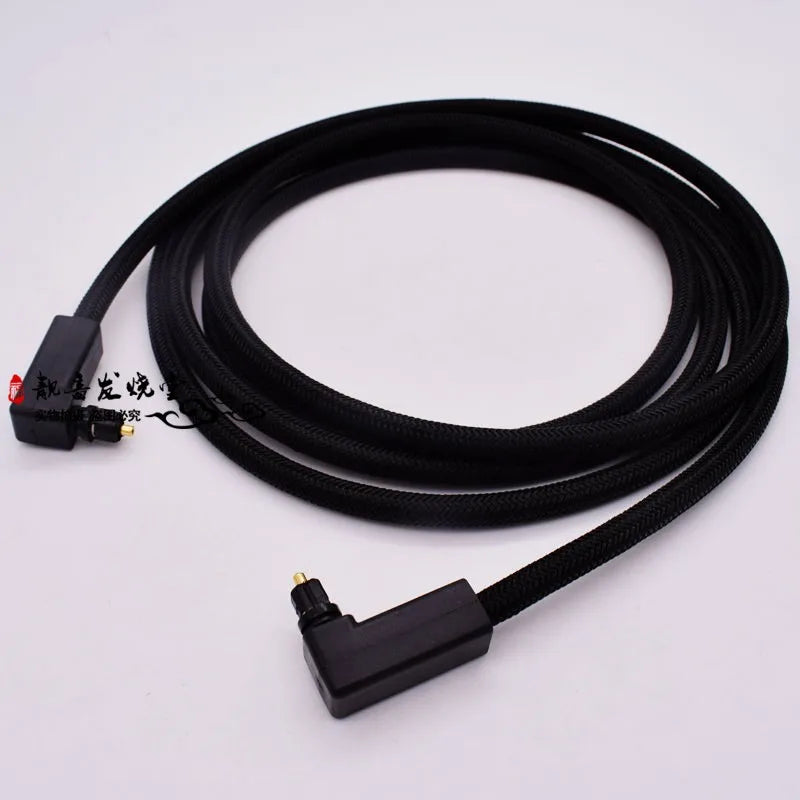 Degree Digital Optical Audio Cable Right Angle Toslink IN USA.