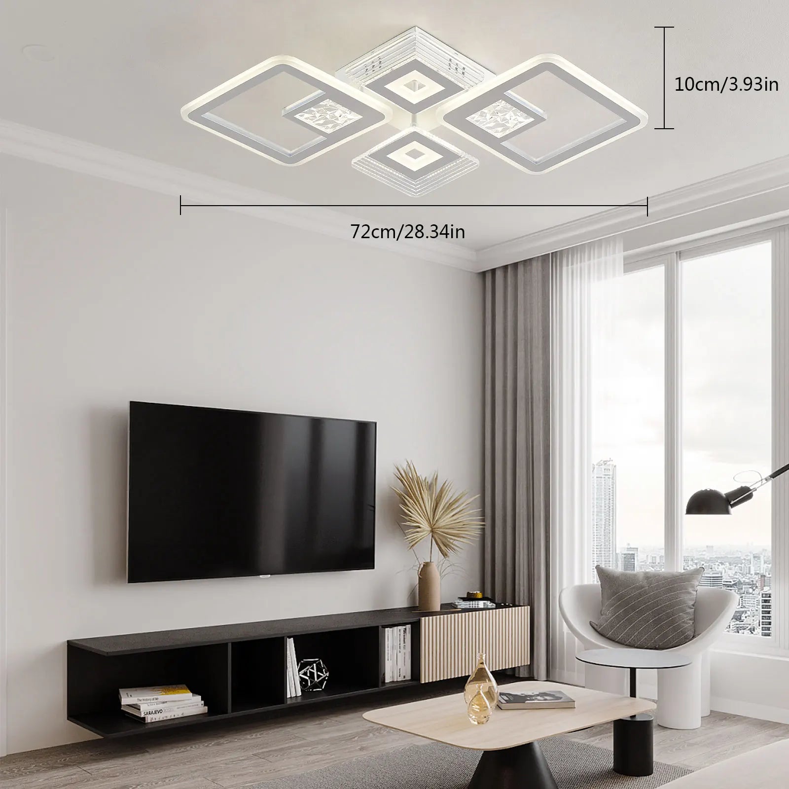 Modern Embedded LED Acrylic Ceiling Light IN USA.