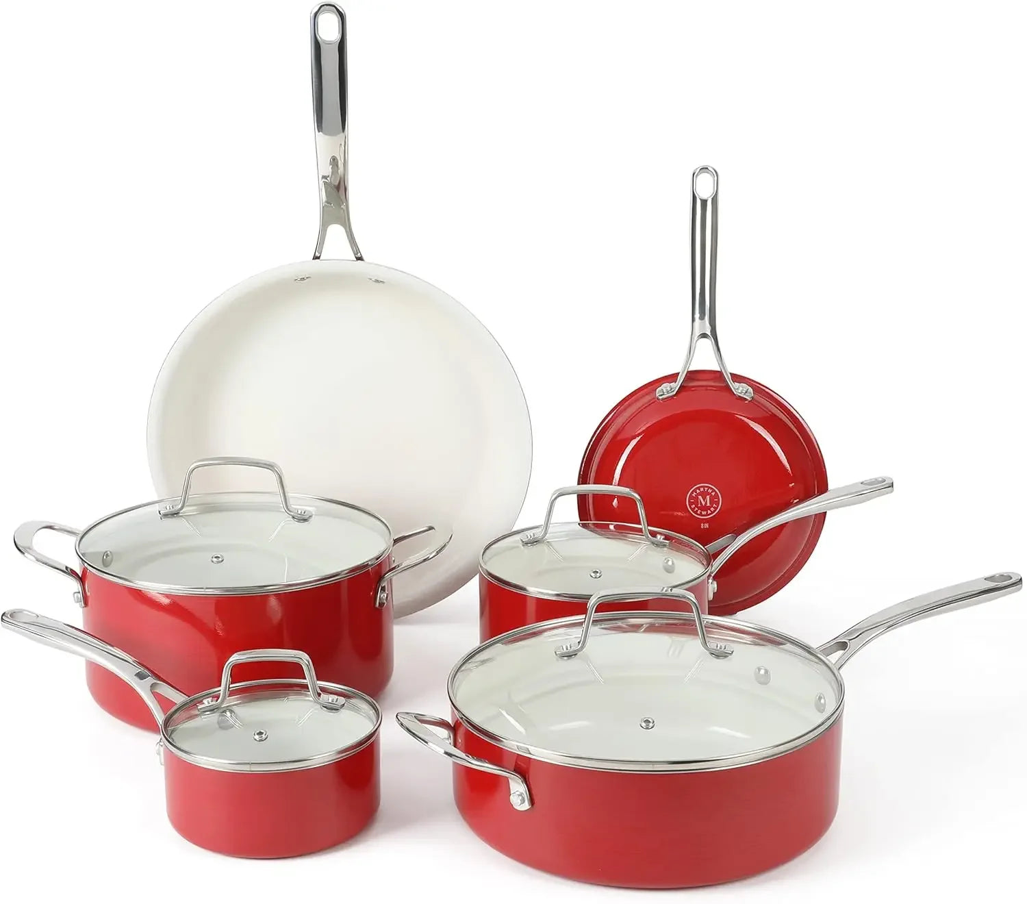 Martha Stewart Lockton 14 Piece Premium Non-Stick Heavy-Gauge Aluminum