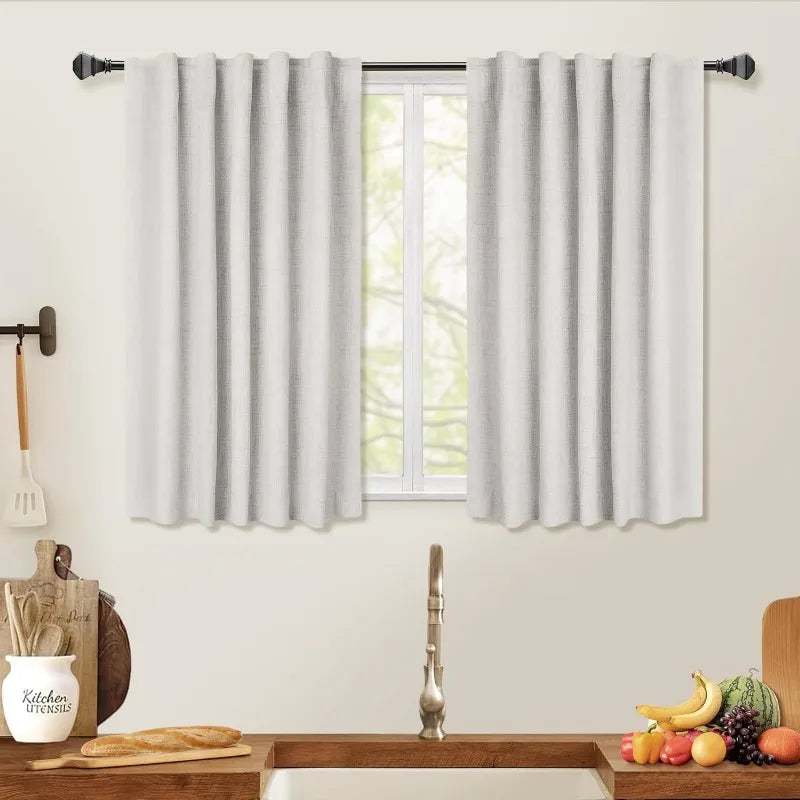 Blackout Shield Linen Blackout Curtains Bedroom in USA