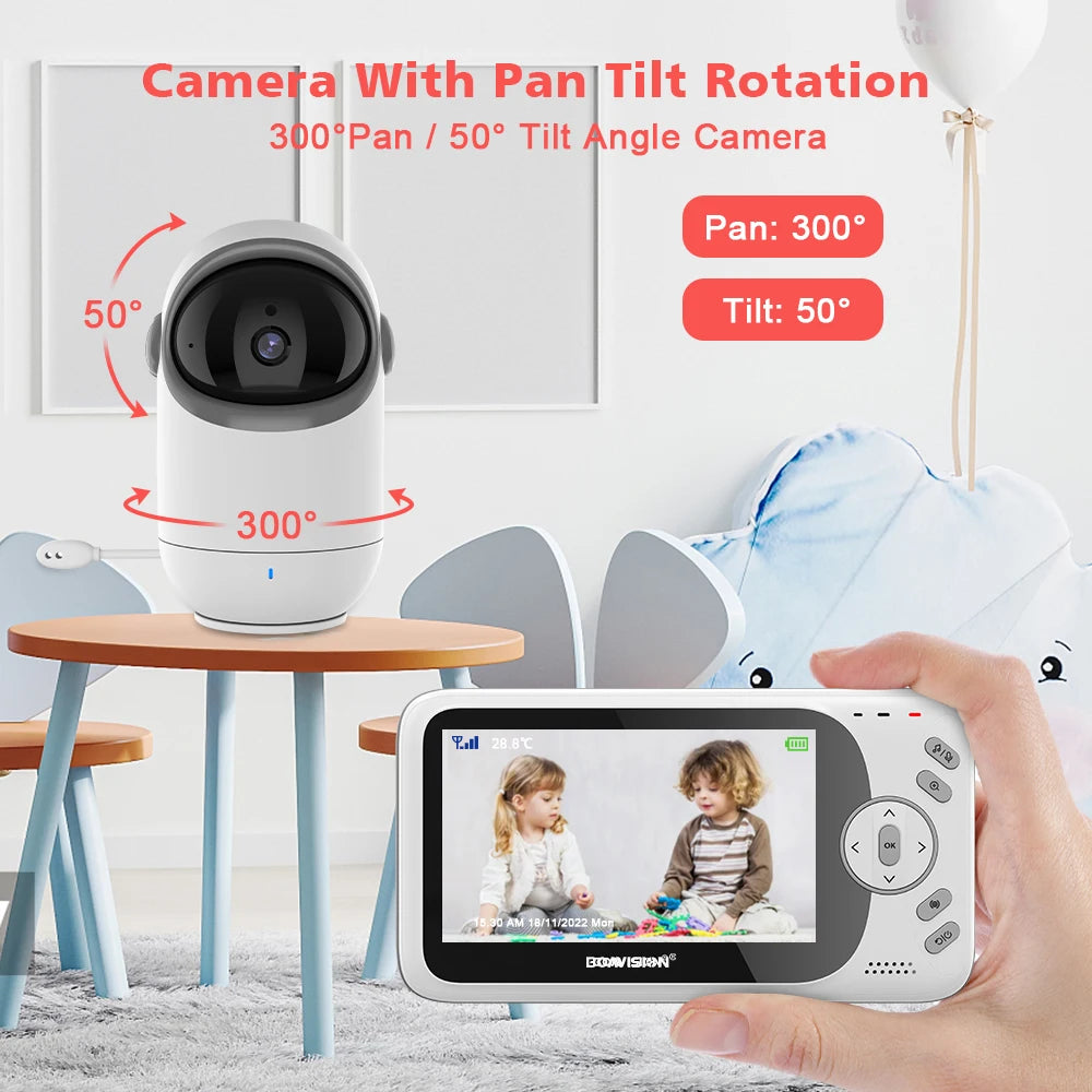 Baby Monitor Pan Wireless Night Security Camera IN USA.