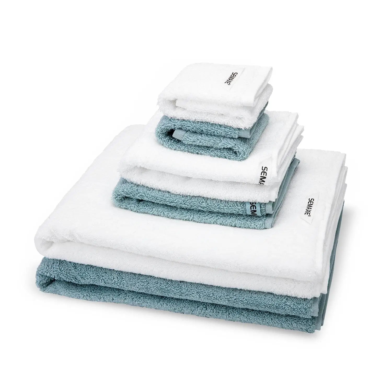 SEMAXE Bath Towels Set,2 Large Bath Towels,2 Hand