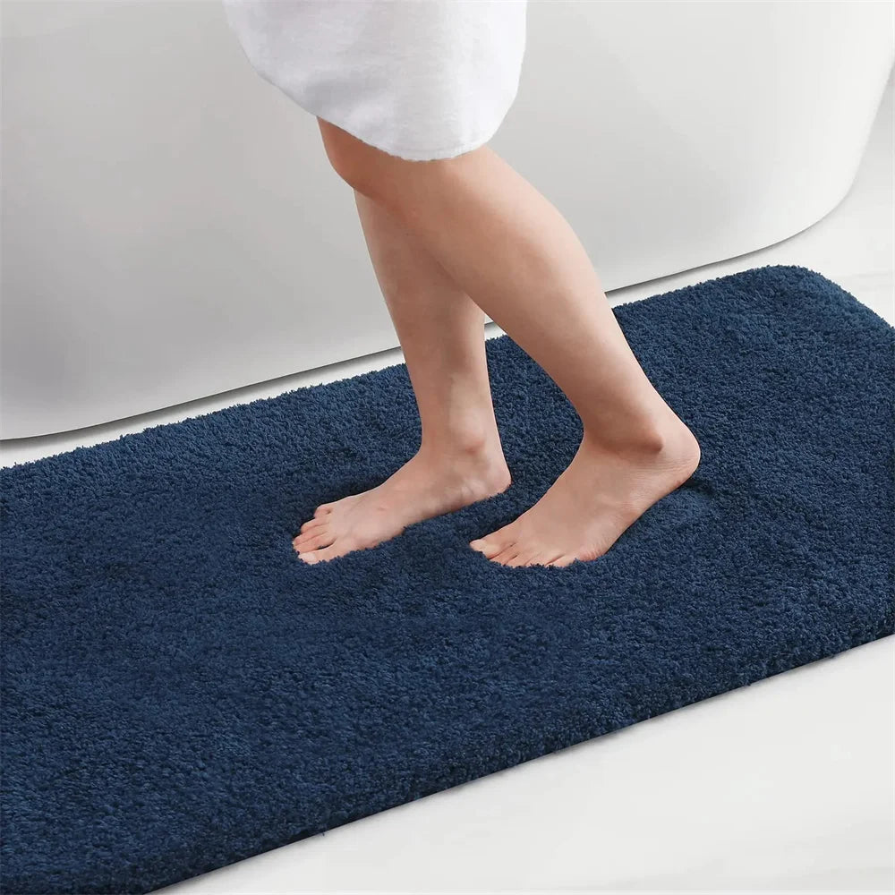 Olanly Soft Bathroom Plush Rug Absorbent Quick Dry Bath Mat