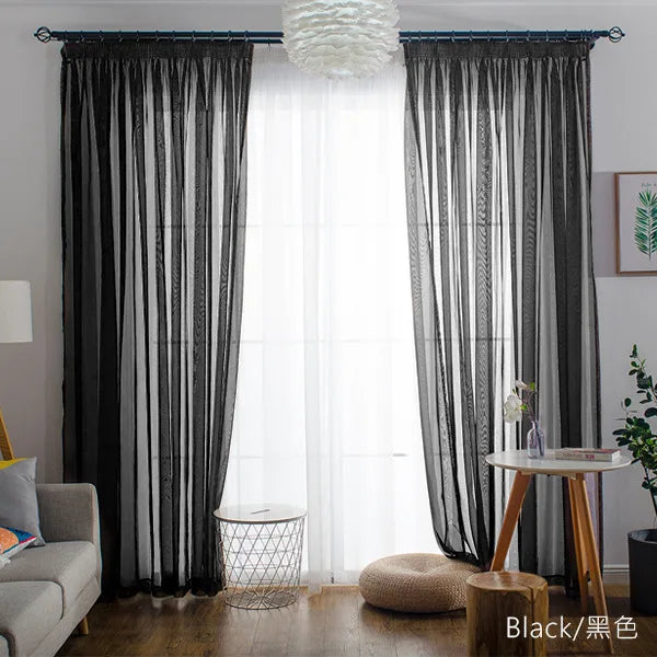 Free Customization Sheer Tulle Curtains Shading IN USA.