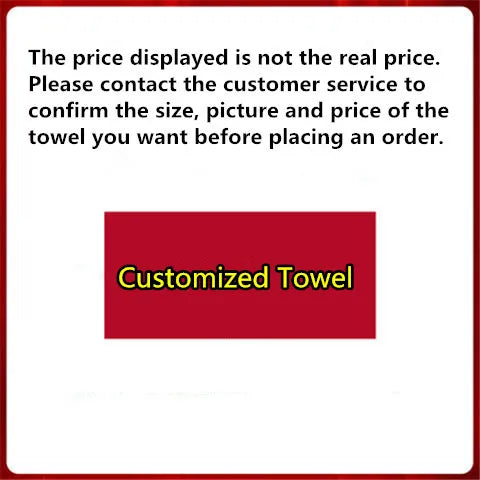 Order towel customization communication customer service