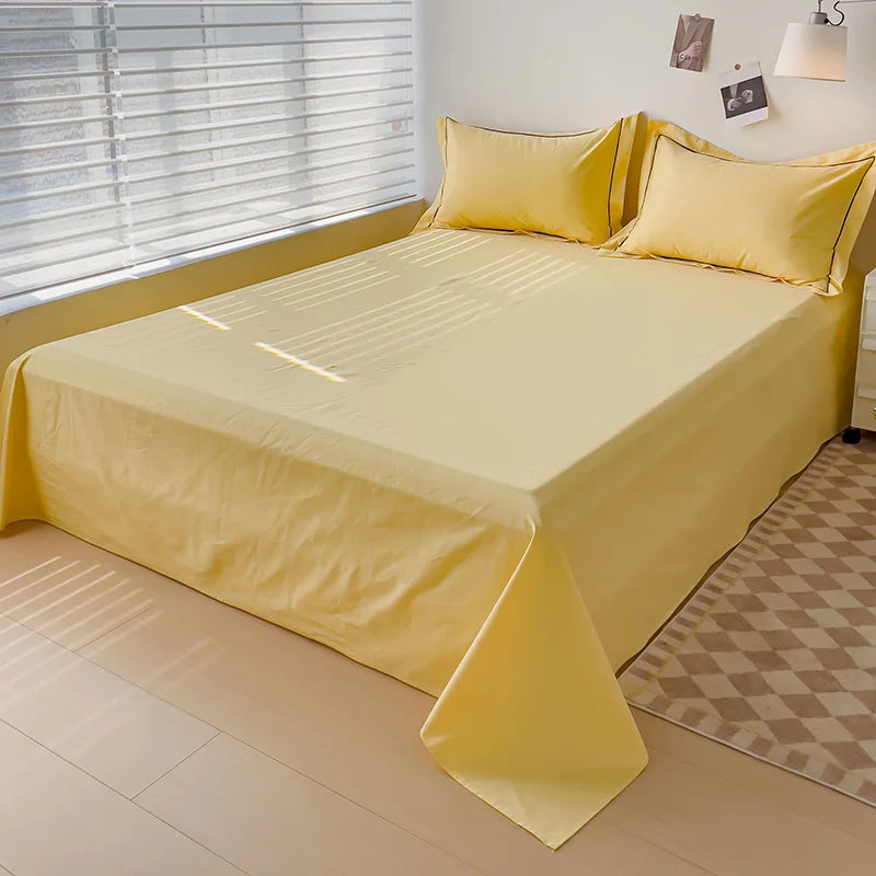 Soft Egyptian Cotton Bed Sheet Home Textile Luxury in USA.