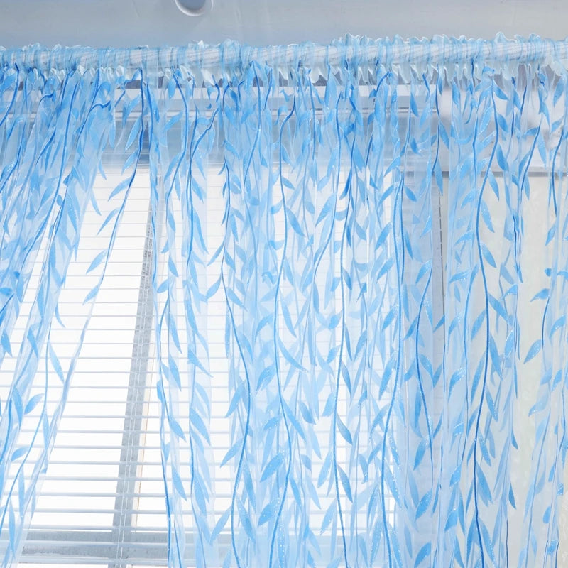 Voile Solid Sheer Gordijnen Window Curtains Living Room in USA