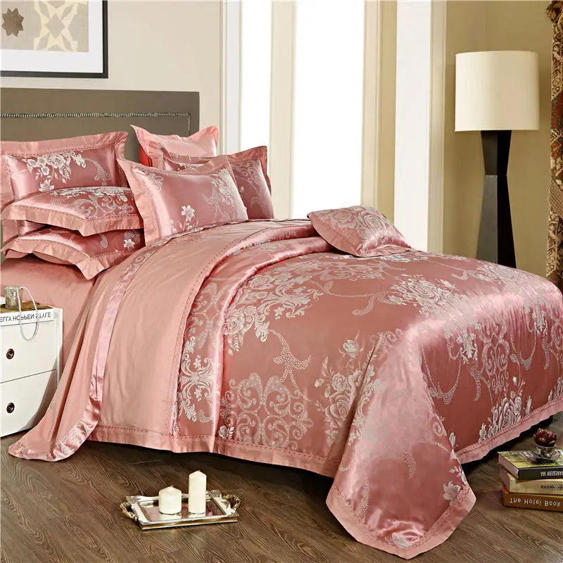 Bedding Sets Floral Grey Pink Comfort Duvet Pillowcase Flat Bed