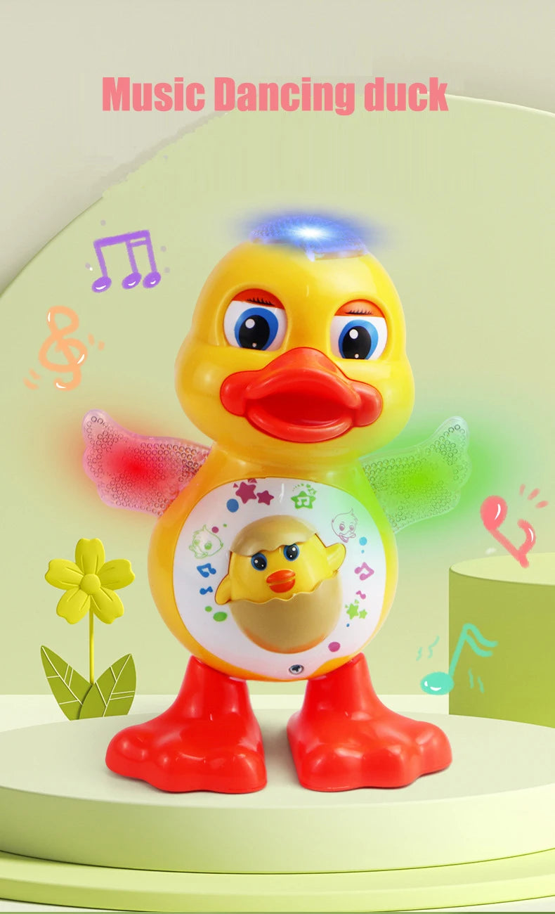 Electric Dancing Duck Funny Blink Eyes Flashing Light Shake in USA