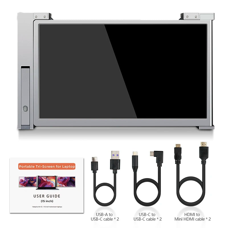 Portable Triple-screen Monitor Laptop Expansion Screen IN USA.