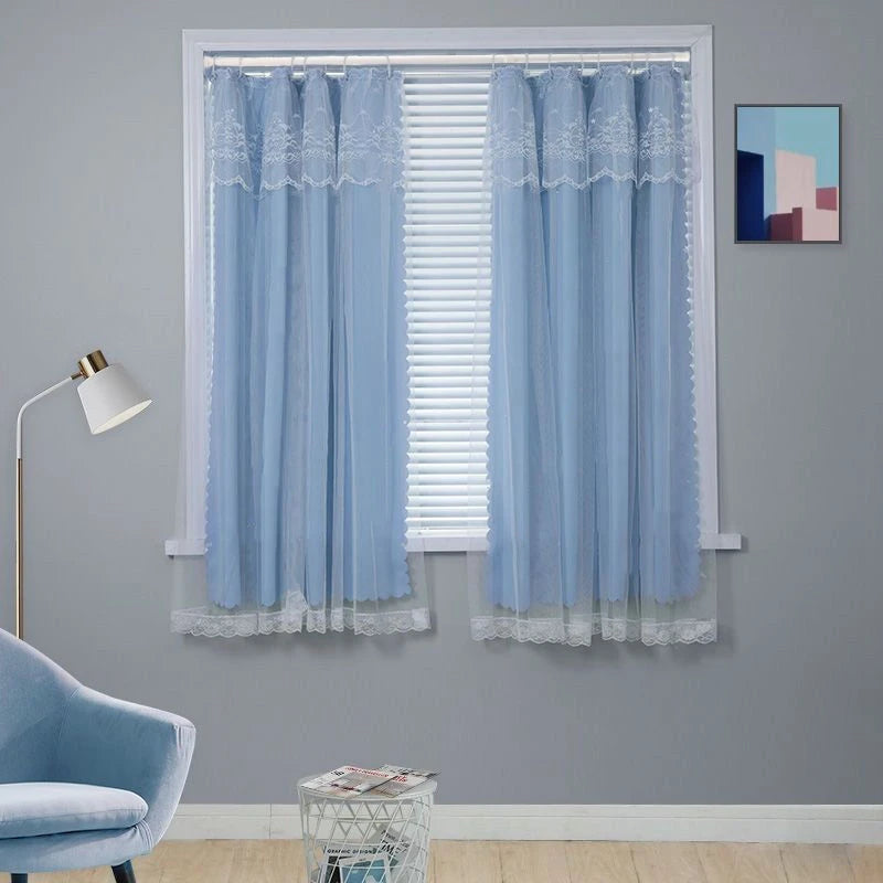 Ins Lace Curtains Window Hanging Curtains Living Room Bedroom in USA.