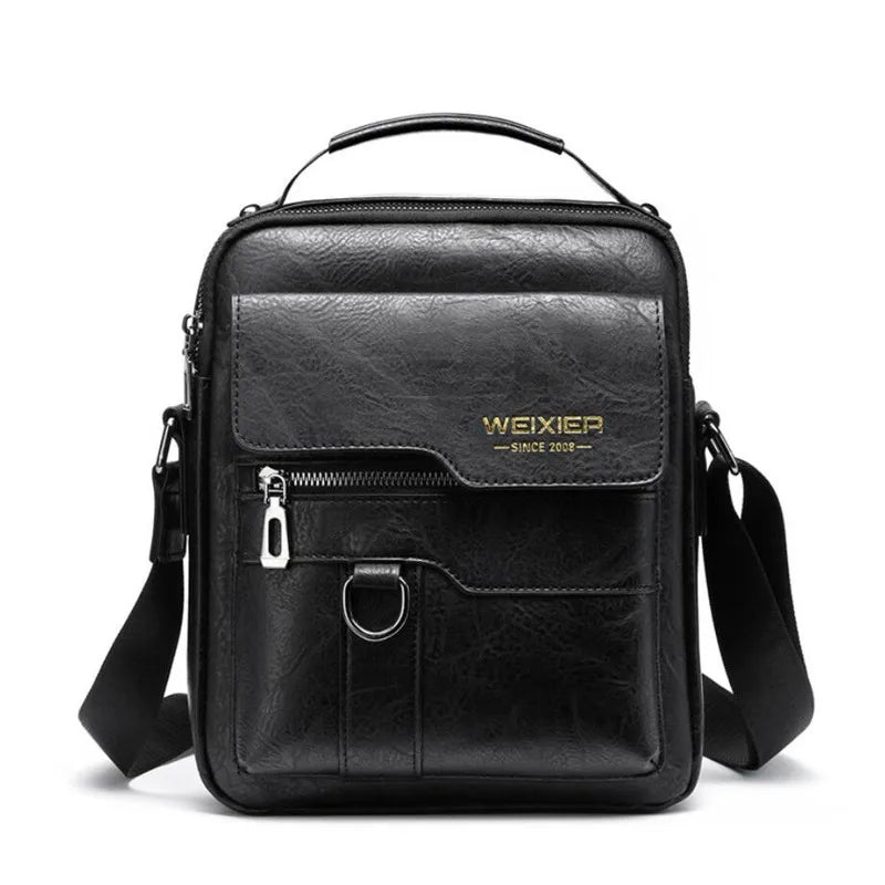 Men's Durable Shoulder Bag High Quality Leather in USA