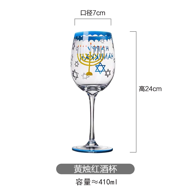 Hand Painted Wine Glass, Champagne Cup, Goblet, Crystal Cups in USA.