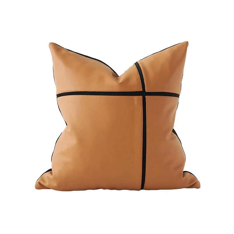 Modern Horse Geometry Jacquard Pillow Covers Luxury Multi-Textured