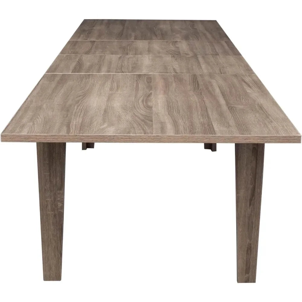 Dining Room Table Rustic Wood Extendable Rectangular IN USA.