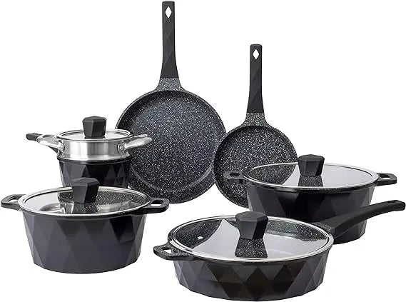 Country Kitchen Induction Cookware Sets Nonstick Cast