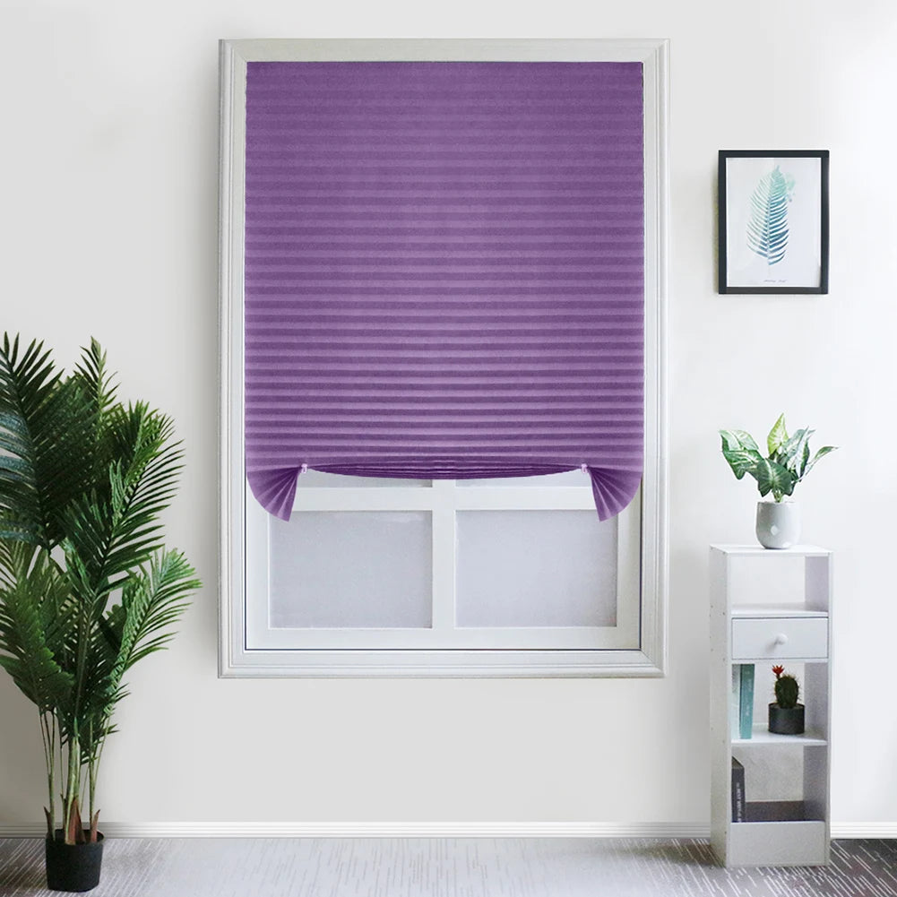 Shades Blinds Pleated Blackout Decorative Bright Color in USA