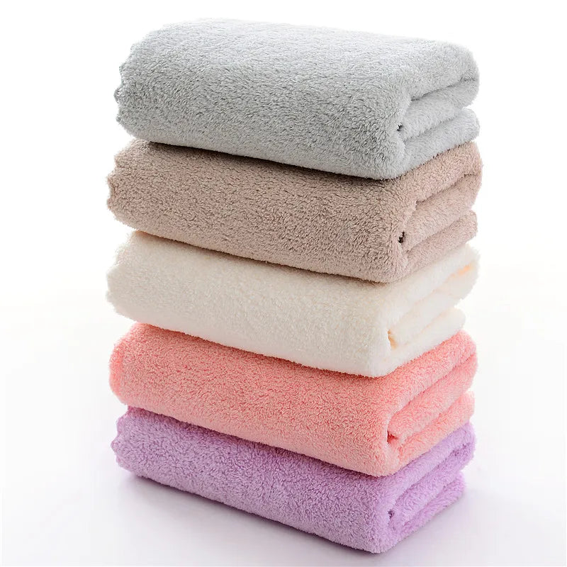 Microfiber Coral Velvet Face Towel Absorbent Cleaning Towel