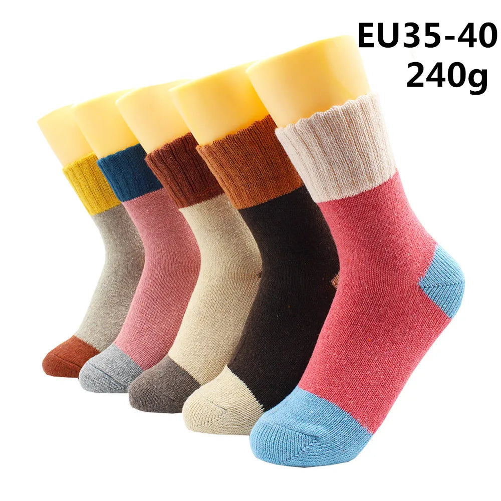 Pairs Winter Warmer Women Thicken Thermal Wool Cashmere in USA.